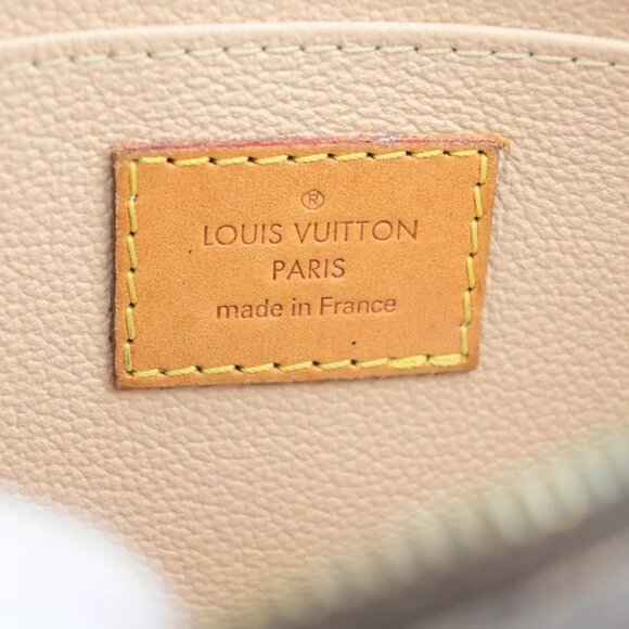 LOUIS VUITTON Pochette Cosmetic Pouch Bag Monogram Leather Brown M47515 05ED262 - Picture 3 of 16